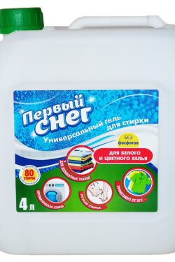 Универсальный гель для стирки "Первый снег" 4 литра